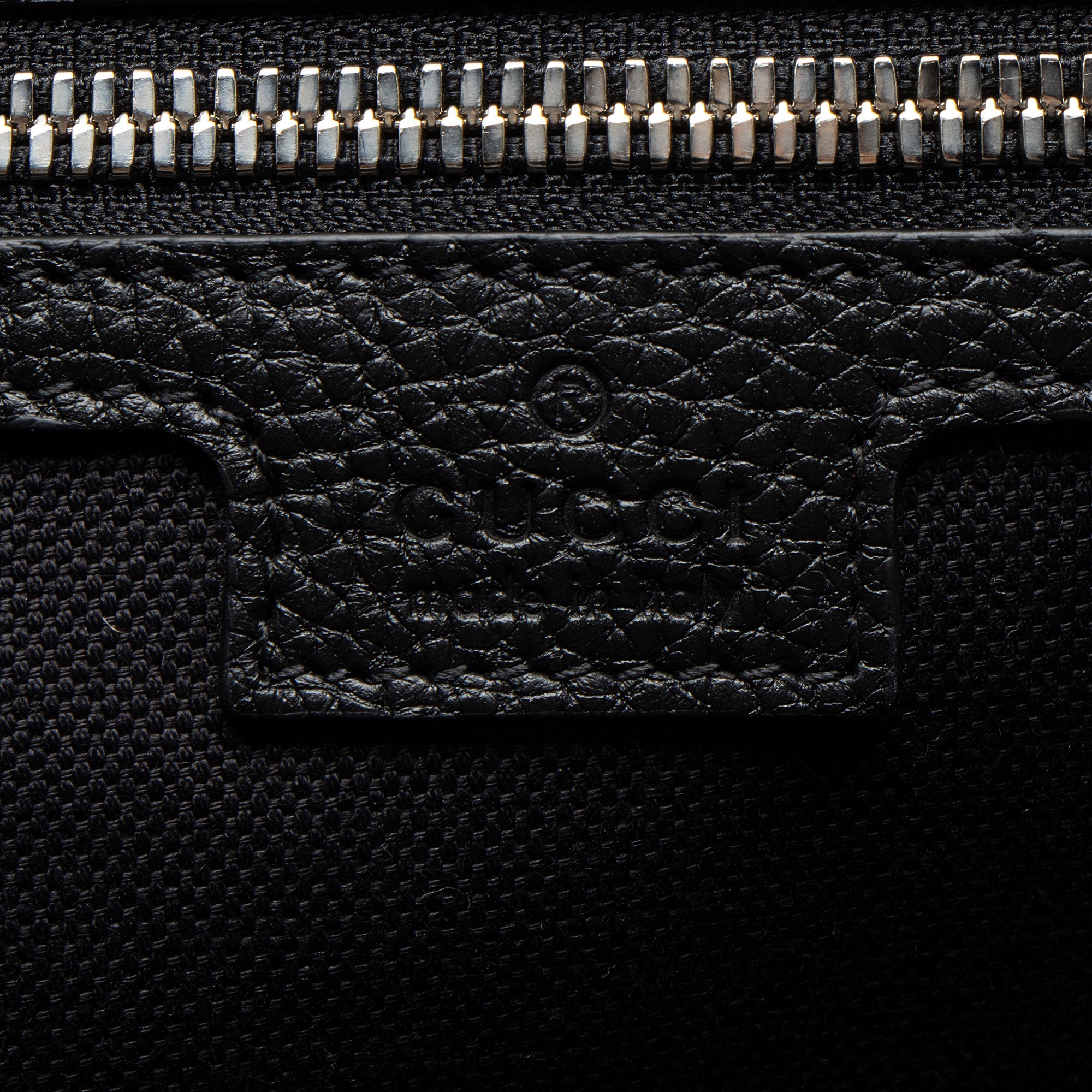 Gucci Leather Web Business Document Case
