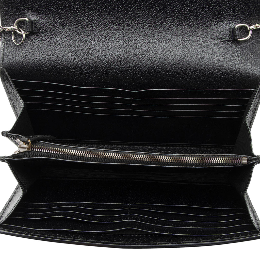 Gucci Leather Web Dionysus Chain Wallet (SHF-GR98Kn)
