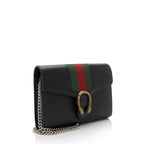 Gucci Leather Web Dionysus Chain Wallet (SHF-GR98Kn)