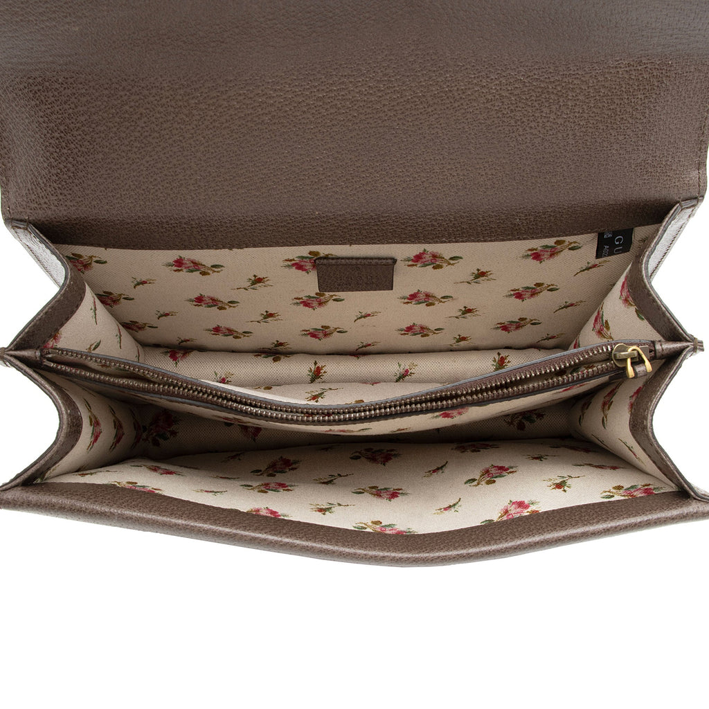 Gucci Leather Web Dionysus Medium Shoulder Bag (SHF-fkJx6y)