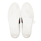Gucci Leather Web GG Ace Sneakers - Size 7 / 37 (SHF-21670)