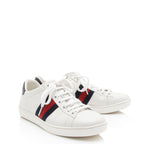 Gucci Leather Web GG Ace Sneakers - Size 7 / 37 (SHF-zV8Qr3)