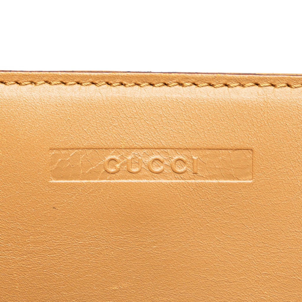 Gucci Leather Web Handbag