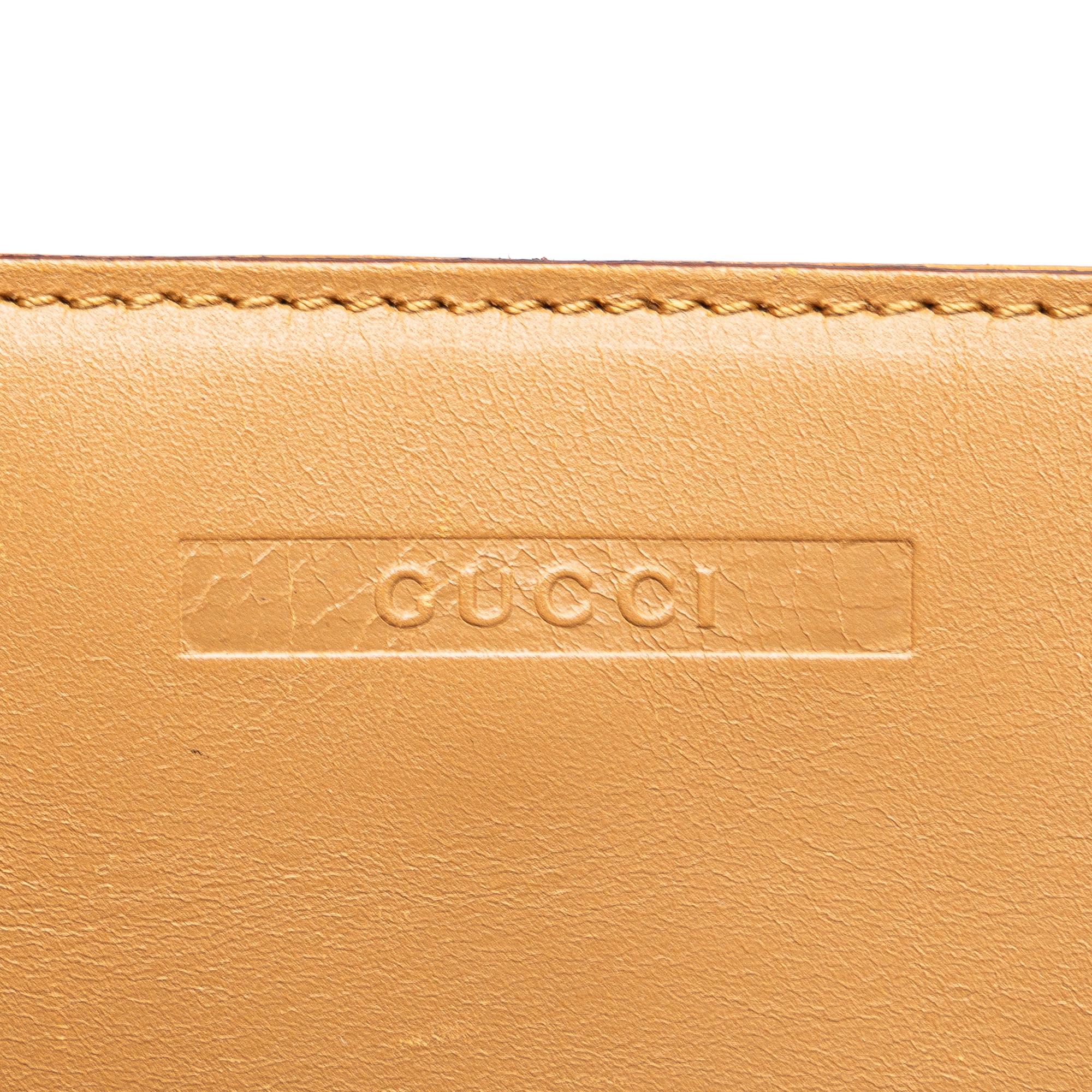 Gucci Leather Web Handbag