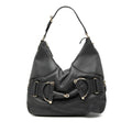 Gucci Leather Web Horsebit Heritage Hobo
