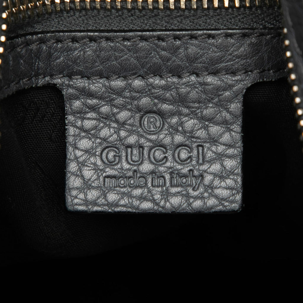 Gucci Leather Web Horsebit Heritage Hobo