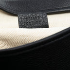 Gucci Leather Web Messenger Bag