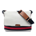 Gucci Leather Web Messenger Bag