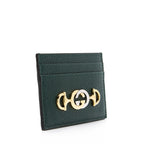 Gucci Leather Zumi Card Case (SHF-23567)