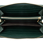 Gucci Leather Zumi Zip Around Wallet