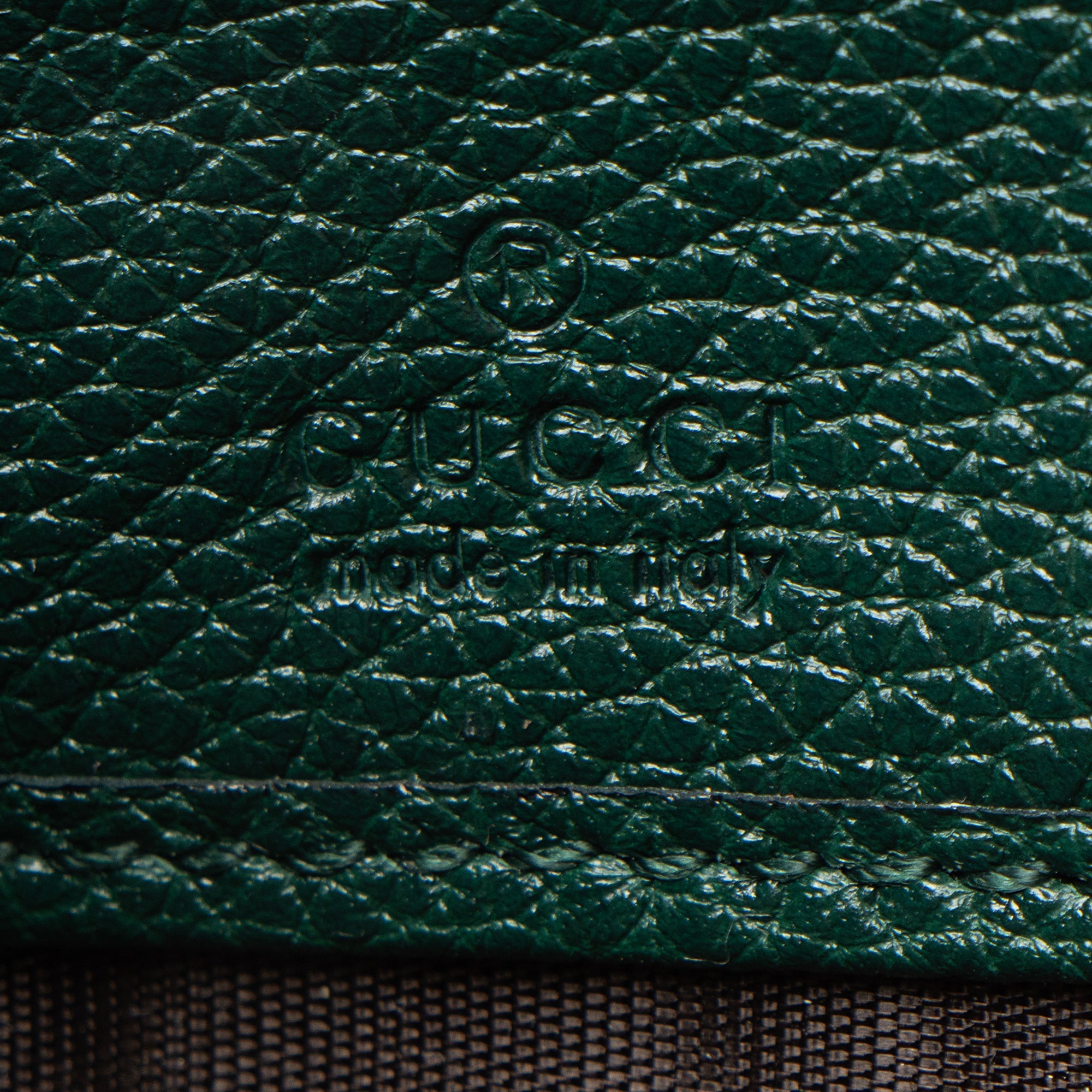 Gucci Leather Zumi Zip Around Wallet
