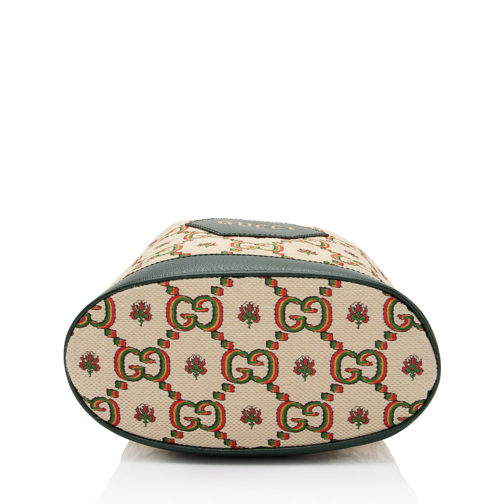 Gucci Limited Edition GG Canvas 100 Bucket Bag (SHF-x2mTZd)