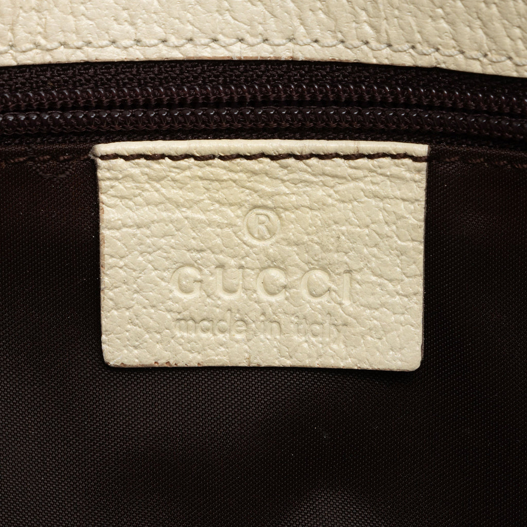 Gucci Linen Bardot Shoulder Bag (SHF-nZNLKy)