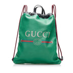 Gucci Logo Drawstring Backpack (SHG-hyZod1)