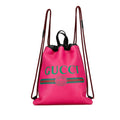 Gucci Logo Drawstring Backpack (SHG-7UcvNP)