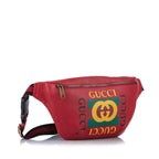 Gucci Logo Leather Belt Bag (SHG-33795)