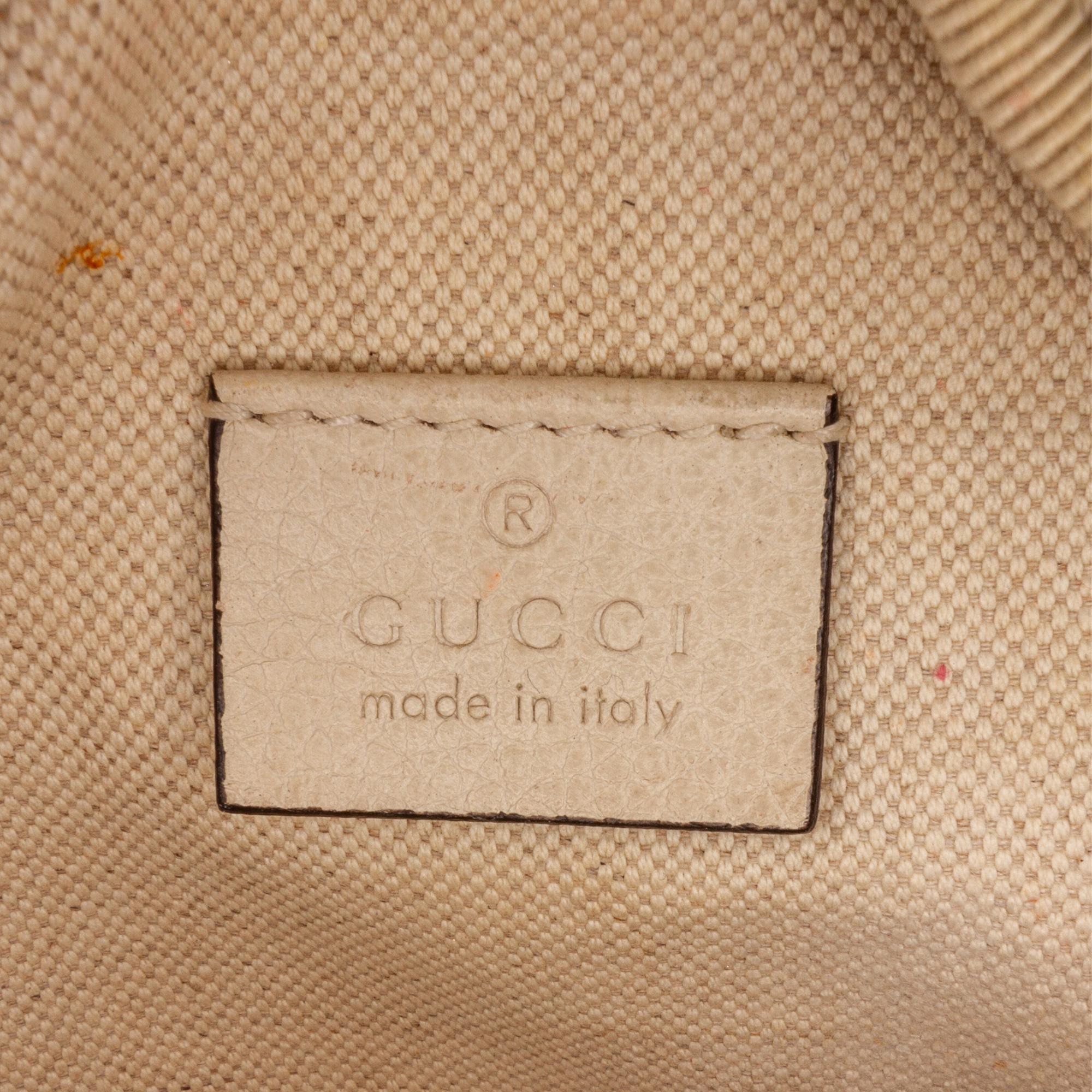 Gucci Logo Leather Belt Bag