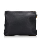 Gucci Logo Leather Clutch (SHG-Kmt4iX)