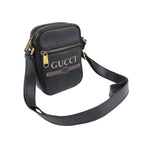 Gucci Logo Leather Crossbody Bag (SHG-34815)
