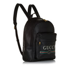 Gucci Logo Leather Leather Backpack (SHG-34609)