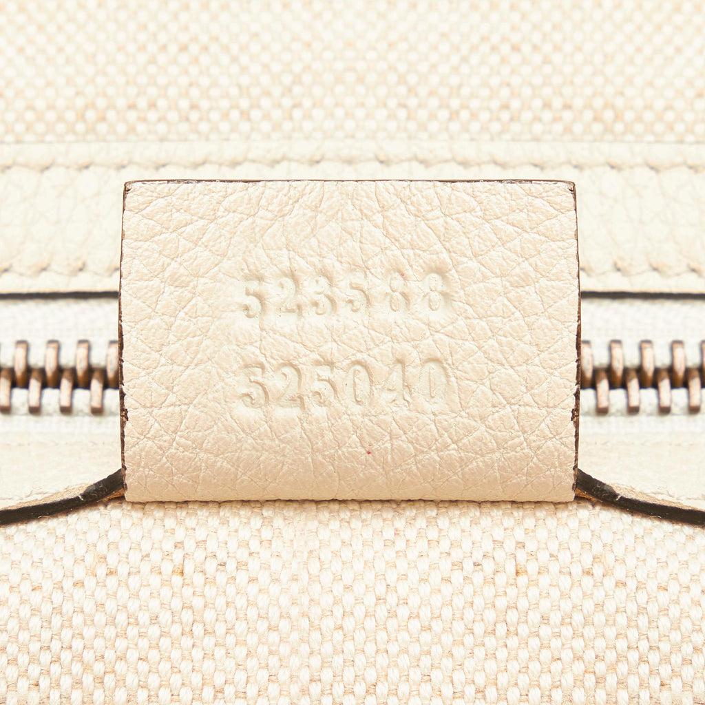 Gucci Logo Leather Shoulder Bag (SHG-31846)
