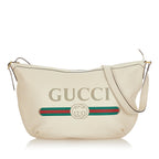 Gucci Logo Leather Shoulder Bag (SHG-31846)