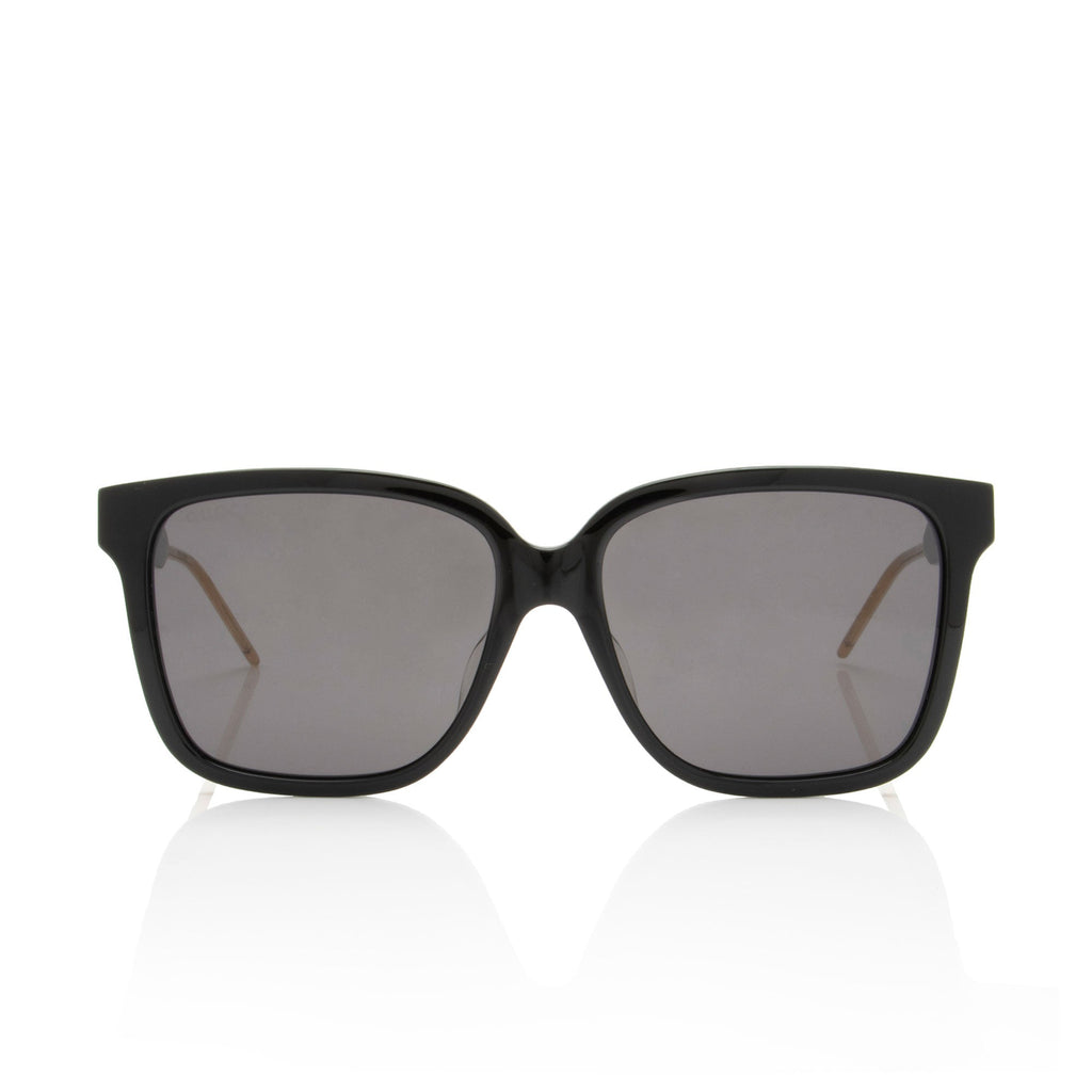 Gucci Logo Rectangular Sunglasses