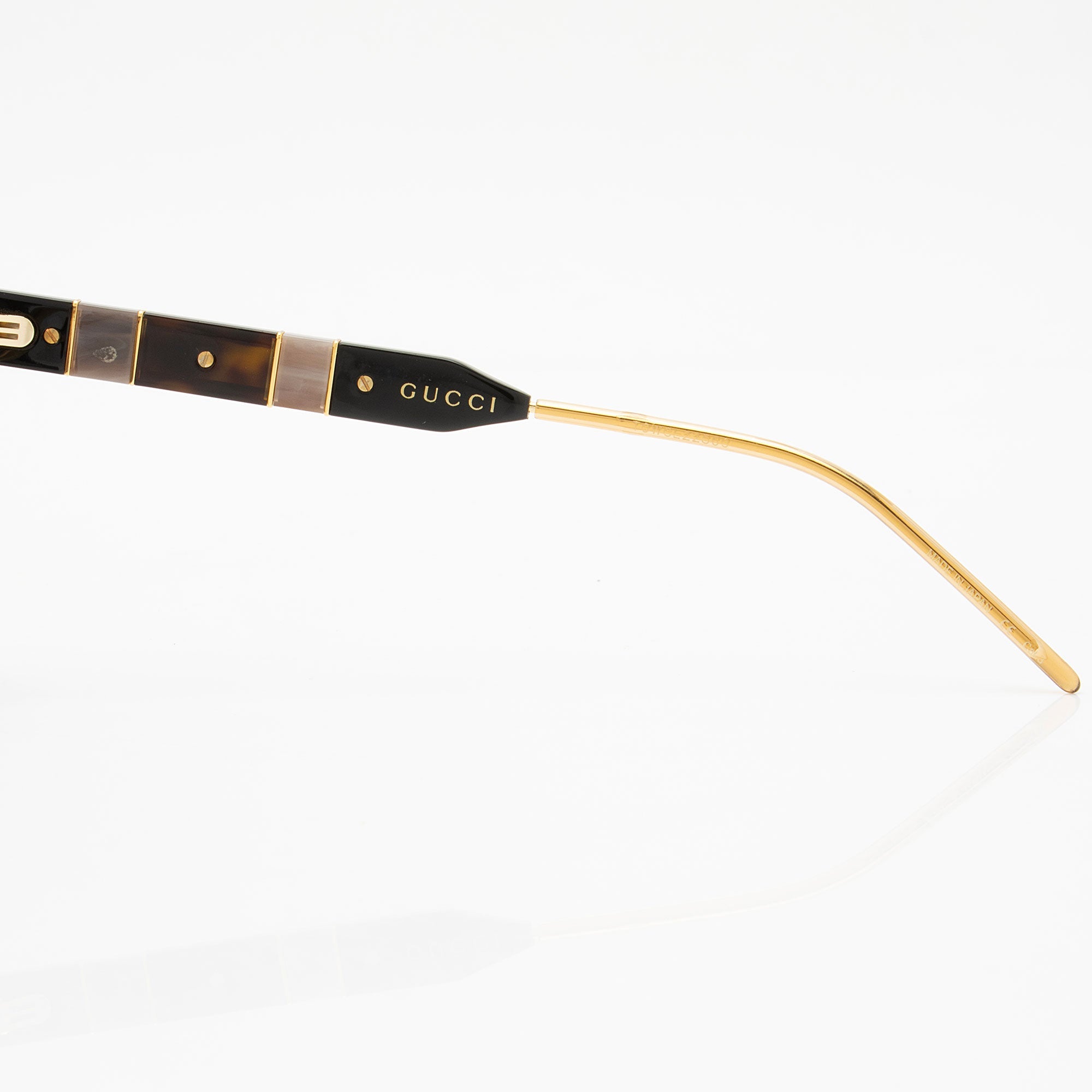Gucci Logo Rectangular Sunglasses