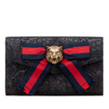 Gucci Lurex Brocade Animalier Broadway Clutch