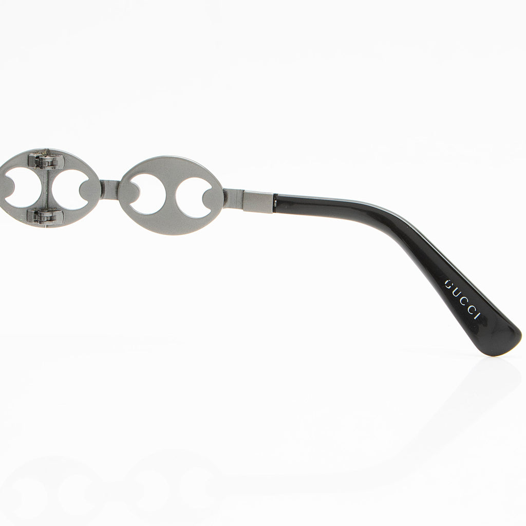 Gucci Marina Chain Wrap Aviator Sunglasses
