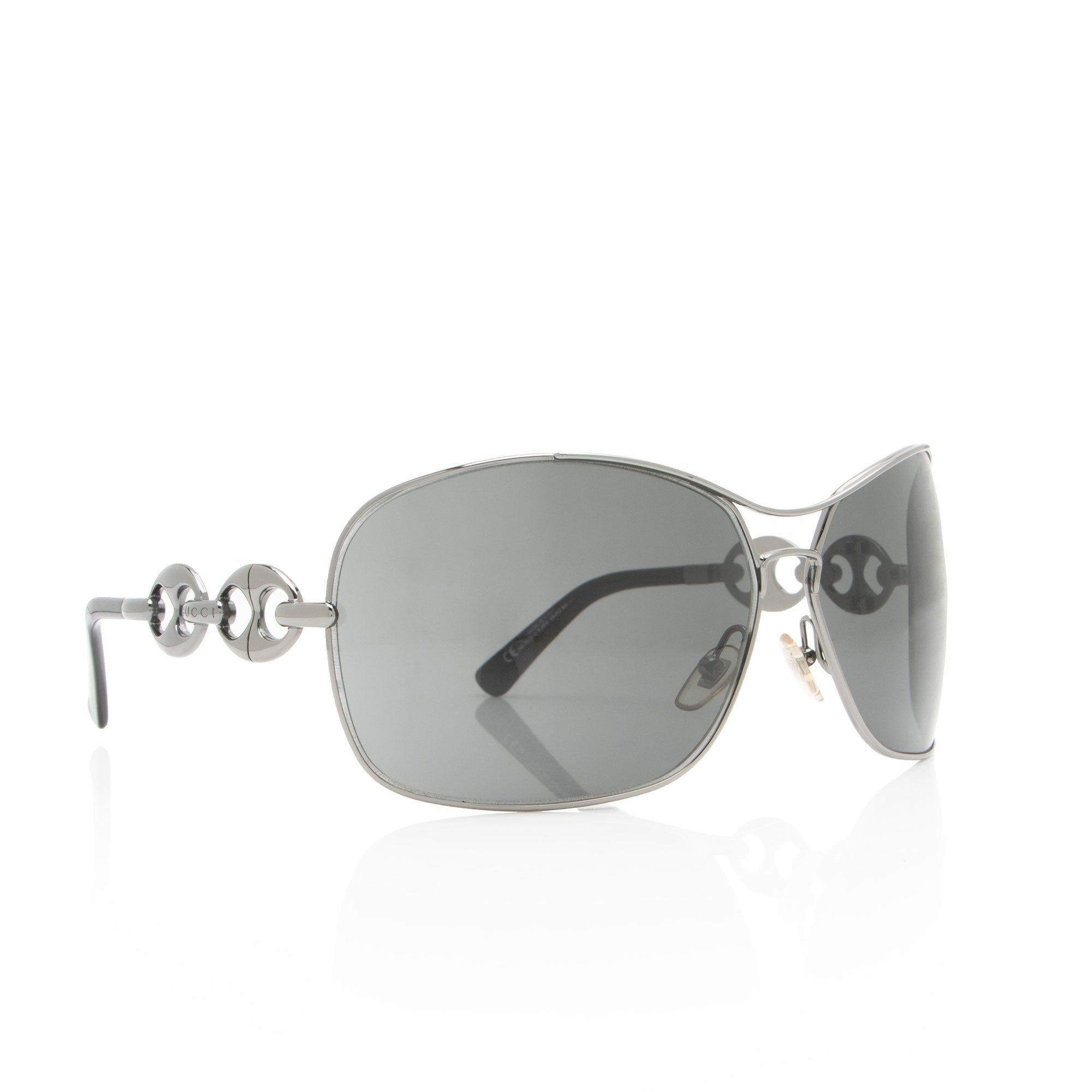 Gucci Marina Chain Wrap Aviator Sunglasses