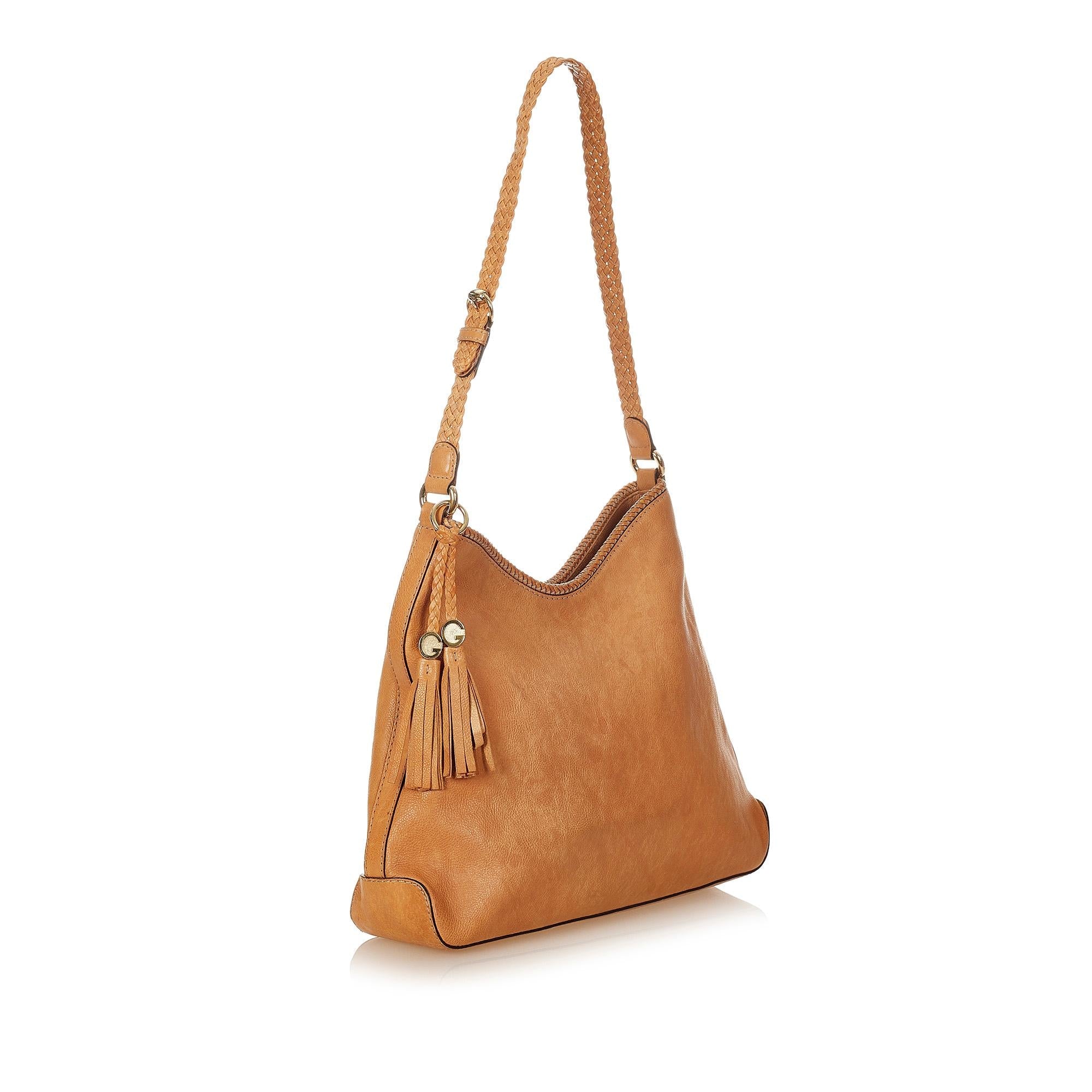 Gucci Marrakech Leather Shoulder Bag (SHG-22946)