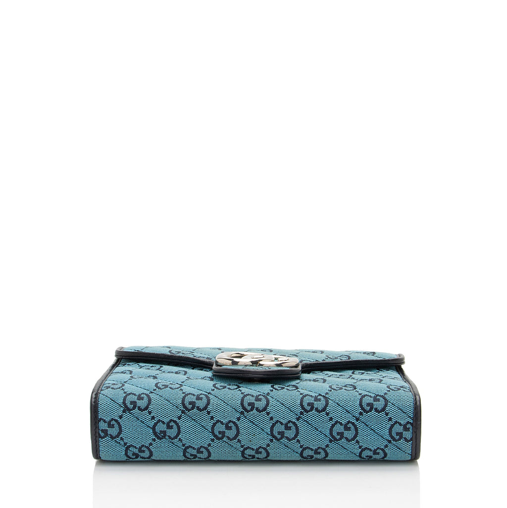 Gucci Matelasse GG Canvas GG Marmont Wallet on Chain