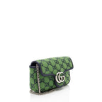 Gucci Matelasse GG Canvas GG Marmont Mini Flap Bag