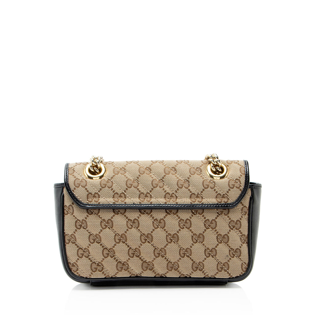 Gucci Matelasse GG Canvas GG Marmont Small Flap Bag