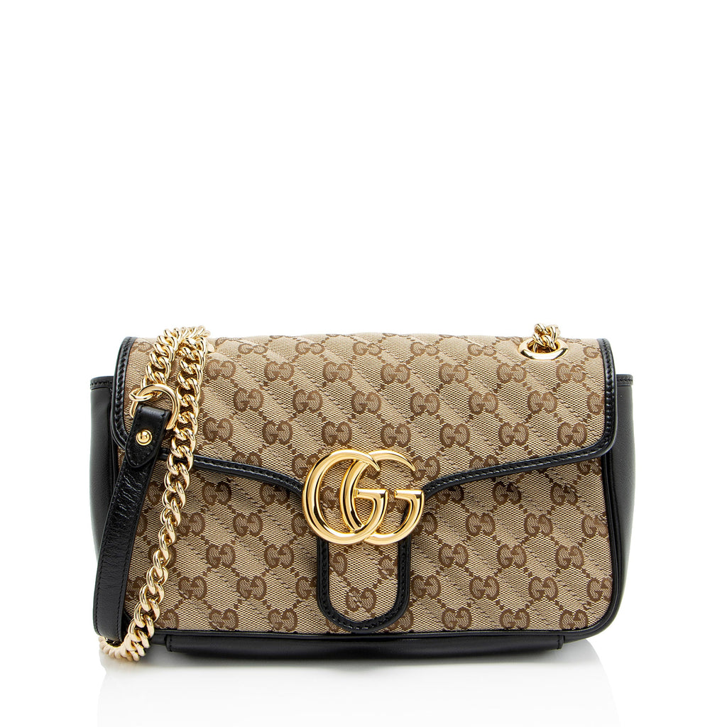 Gucci Matelasse GG Canvas GG Marmont Medium Flap Bag