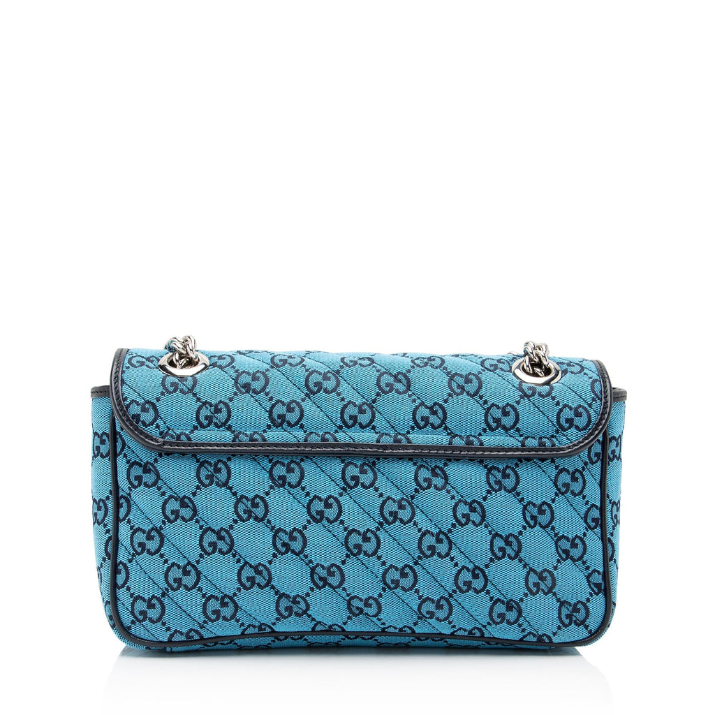 Gucci Matelasse GG Canvas Marmont Small Shoulder Flap Bag (SHF-jEJnpg)