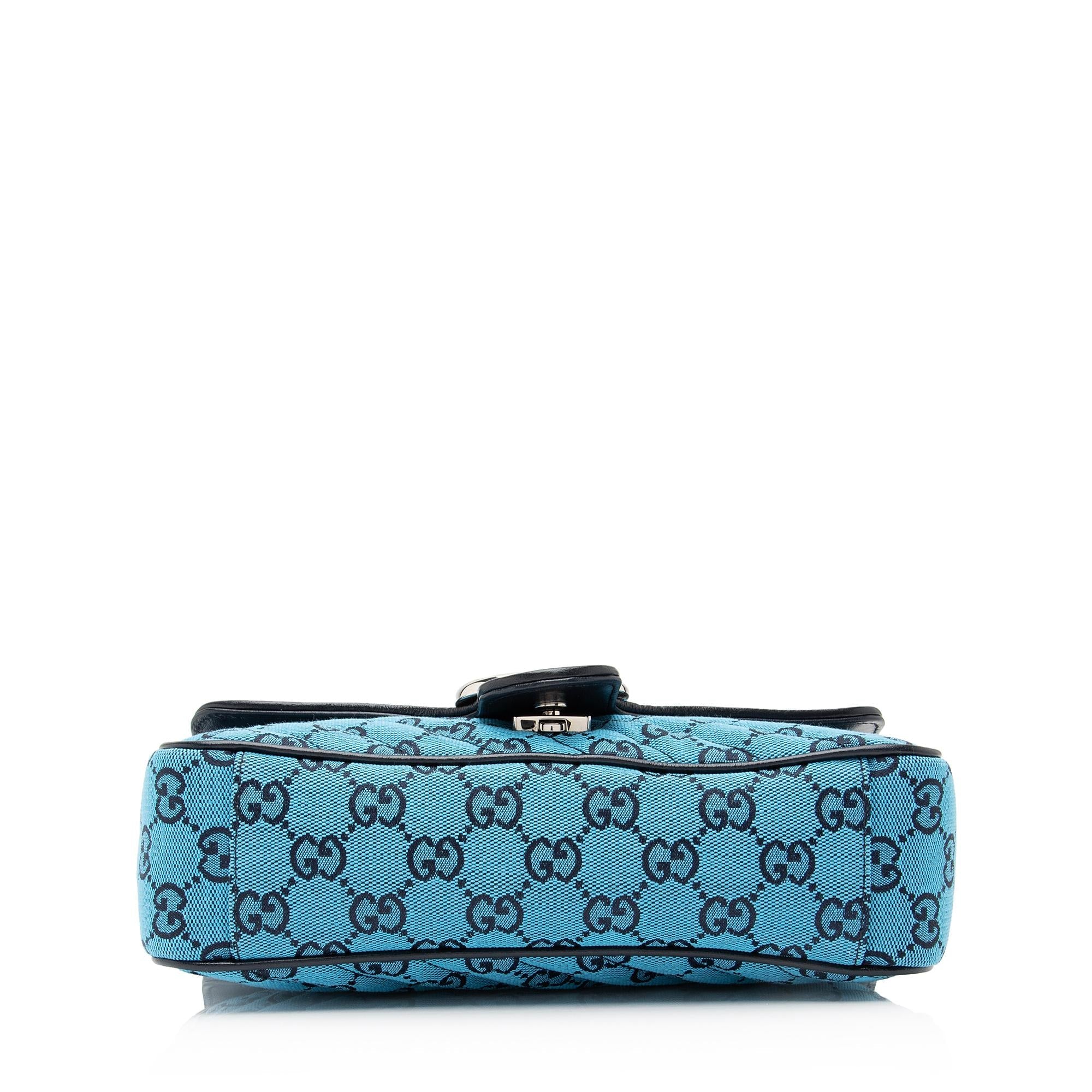 Gucci Matelasse GG Canvas Marmont Small Shoulder Flap Bag (SHF-jEJnpg)