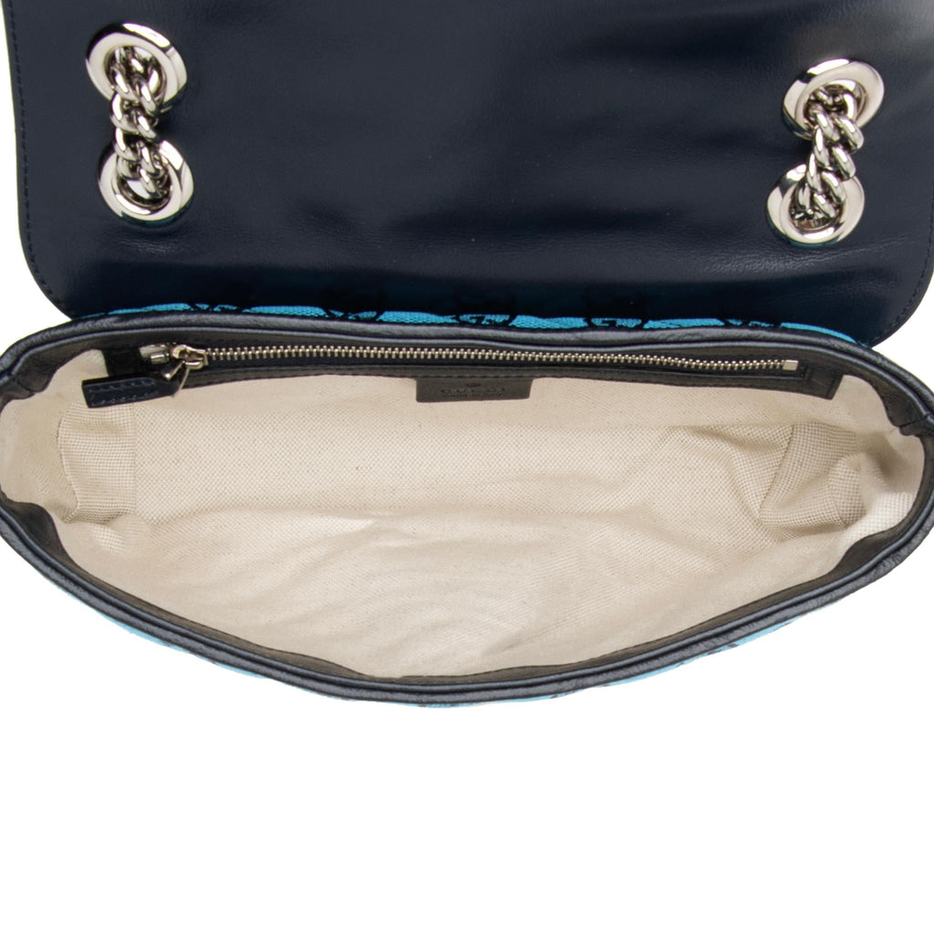 Gucci Matelasse GG Canvas Marmont Small Shoulder Flap Bag (SHF-jEJnpg)