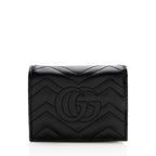 Gucci Matelasse GG Marmont Card Case Wallet (SHF-21334)