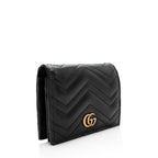 Gucci Matelasse GG Marmont Card Case Wallet (SHF-21334)