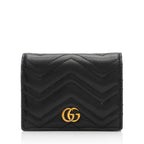 Gucci Matelasse GG Marmont Card Case Wallet (SHF-otkUtR)