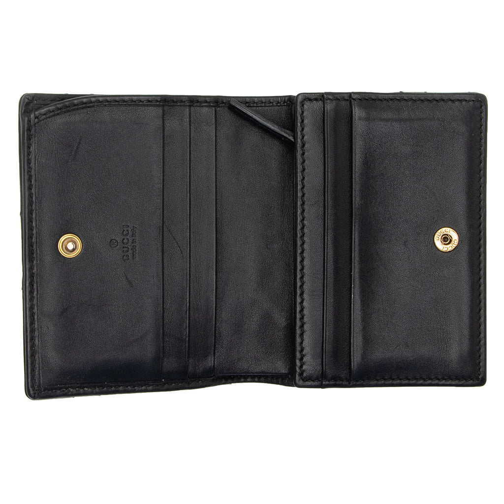 Gucci Matelasse GG Marmont Card Case Wallet (SHF-otkUtR)