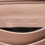 Gucci Matelasse GG Marmont Ghost Zip Around Wallet (SHF-13586)