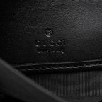 Gucci Matelasse Leather GG Marmont Ghost Zip Around Wallet