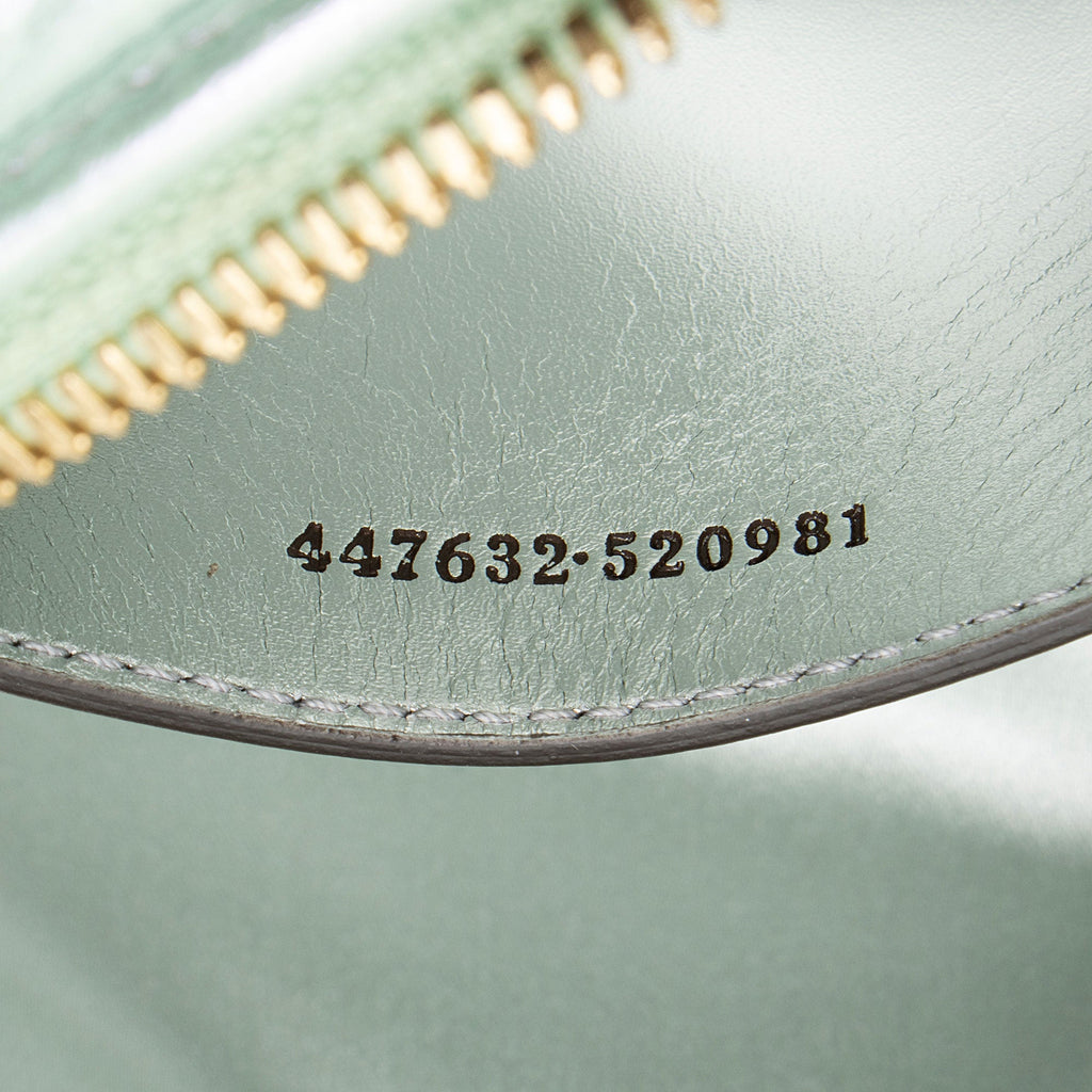 Gucci Iridescent Chevron Matelasse Leather GG Marmont Small Camera Bag