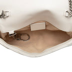 Gucci Matelasse Leather Apple GG Marmont Mini Flap Bag
