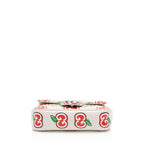 Gucci Matelasse Leather Apple GG Marmont Mini Flap Bag