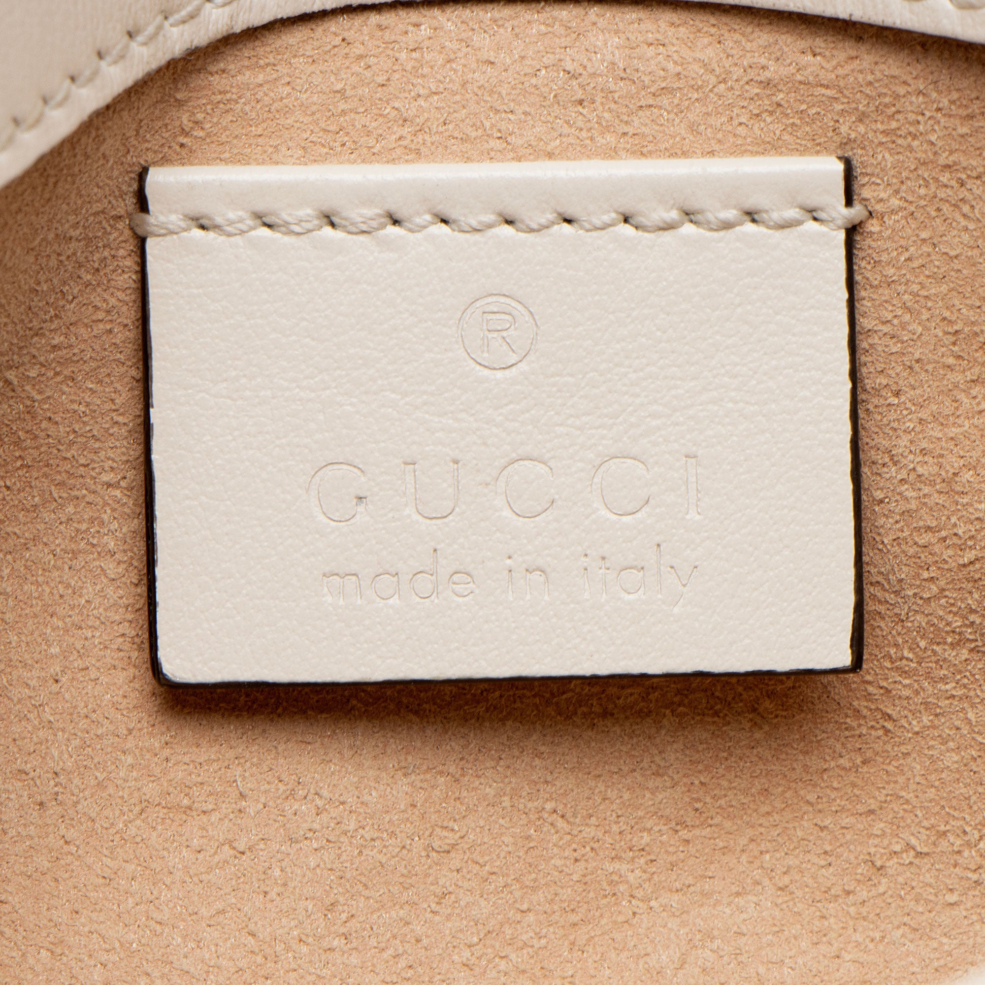 Gucci Matelasse Leather Apple GG Marmont Mini Flap Bag