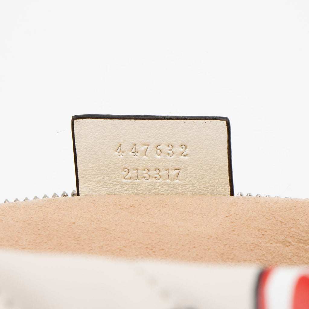 Gucci Matelasse Leather Apple GG Marmont Small Shoulder Bag